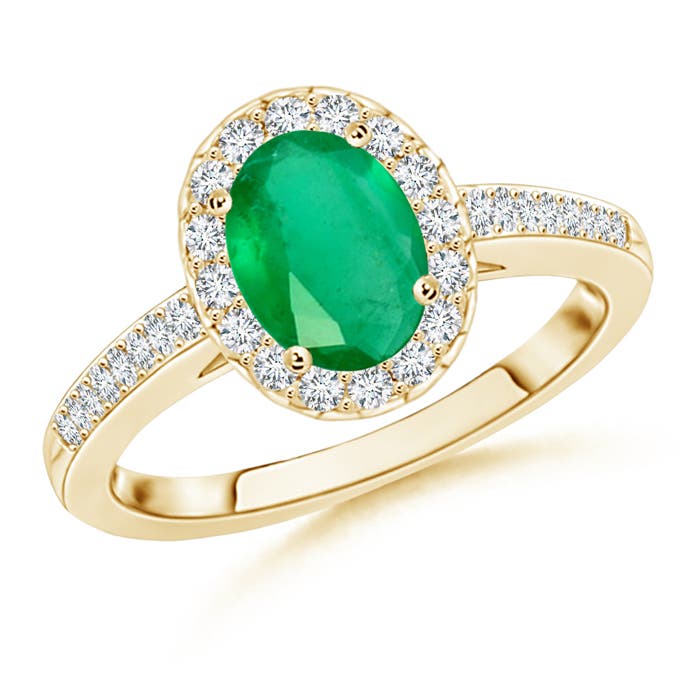 A - Emerald / 1.42 CT / 14 KT Yellow Gold