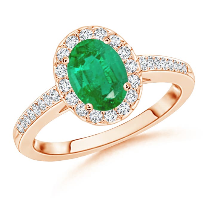 AA - Emerald / 1.42 CT / 14 KT Rose Gold