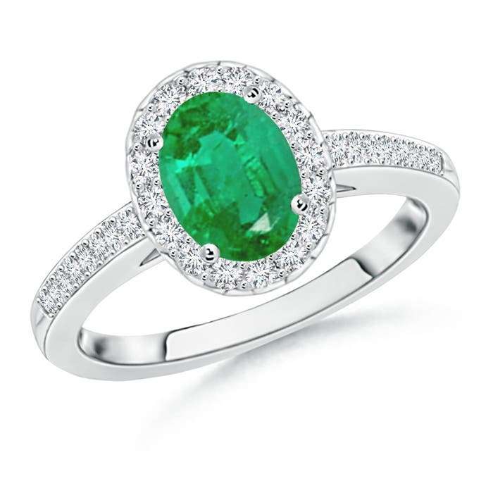 AA - Emerald / 1.42 CT / 14 KT White Gold