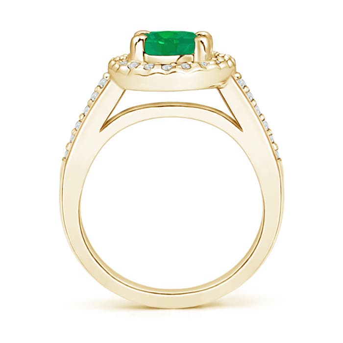 AA - Emerald / 1.42 CT / 14 KT Yellow Gold