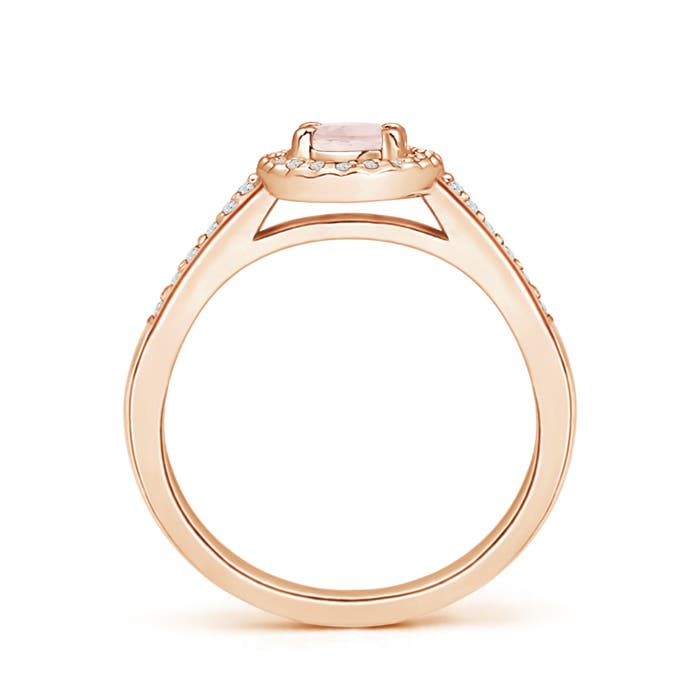 A - Morganite / 0.96 CT / 14 KT Rose Gold