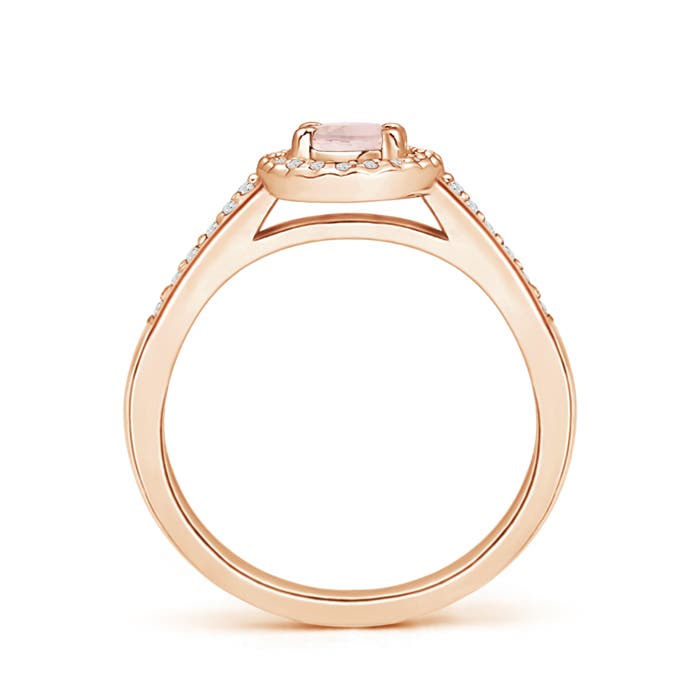 AA - Morganite / 0.96 CT / 14 KT Rose Gold