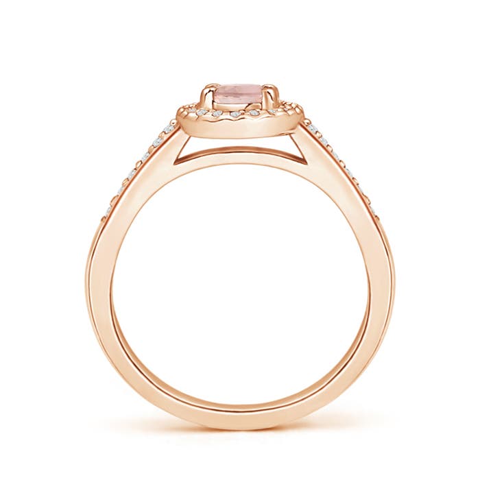 AAAA - Morganite / 0.96 CT / 14 KT Rose Gold