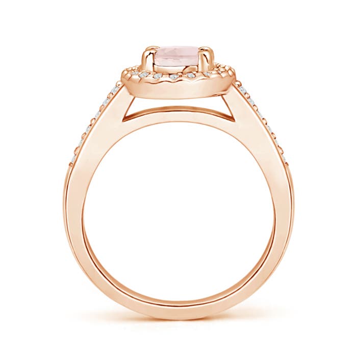 A - Morganite / 1.42 CT / 14 KT Rose Gold