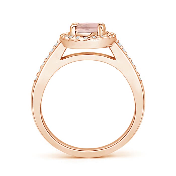 AAAA - Morganite / 1.42 CT / 14 KT Rose Gold