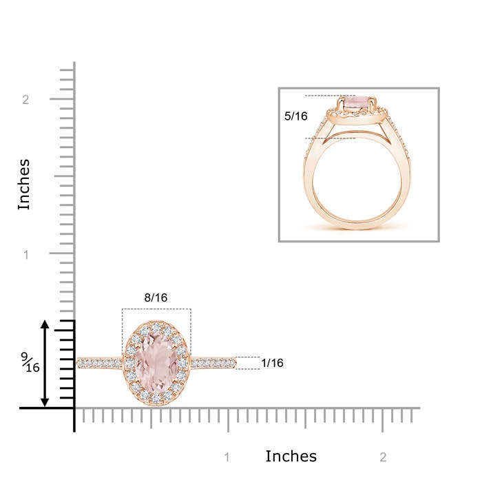 A - Morganite / 2.19 CT / 14 KT Rose Gold