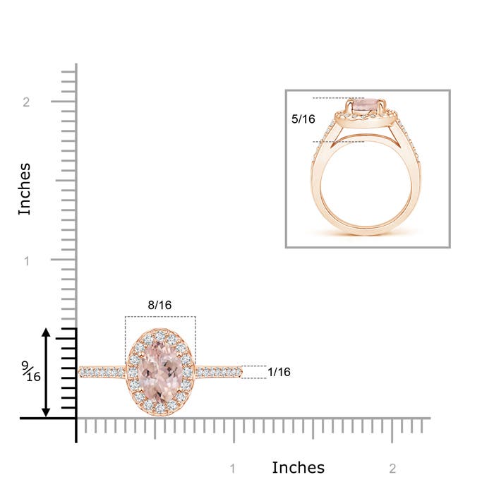 AA - Morganite / 2.19 CT / 14 KT Rose Gold