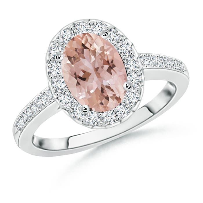 AAA - Morganite / 2.19 CT / 14 KT White Gold