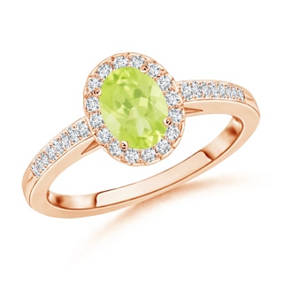 Oval A Peridot