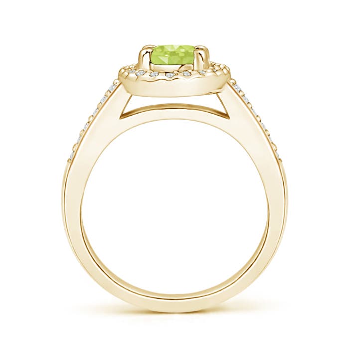 A - Peridot / 1.11 CT / 14 KT Yellow Gold