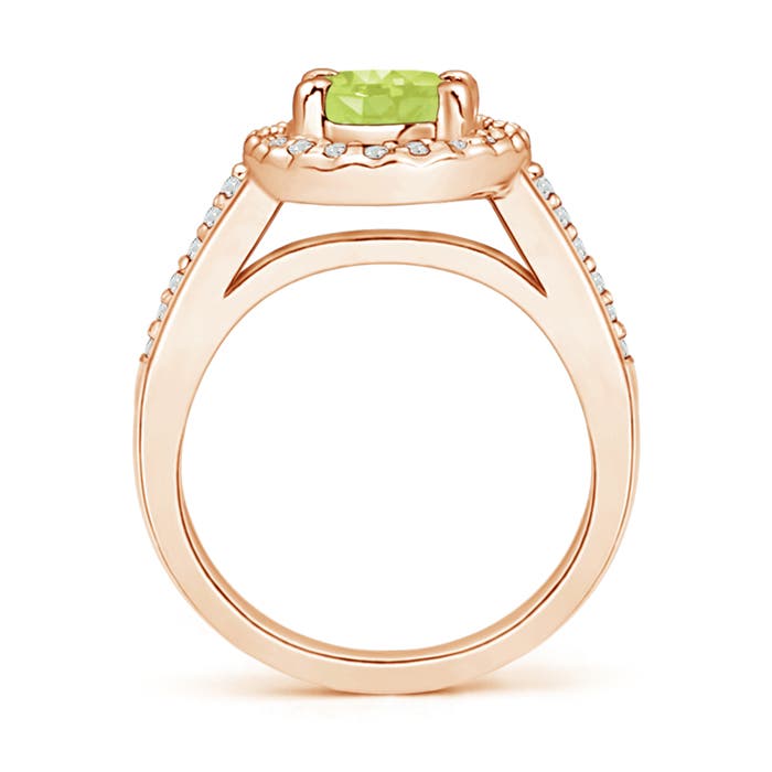 A - Peridot / 1.67 CT / 14 KT Rose Gold