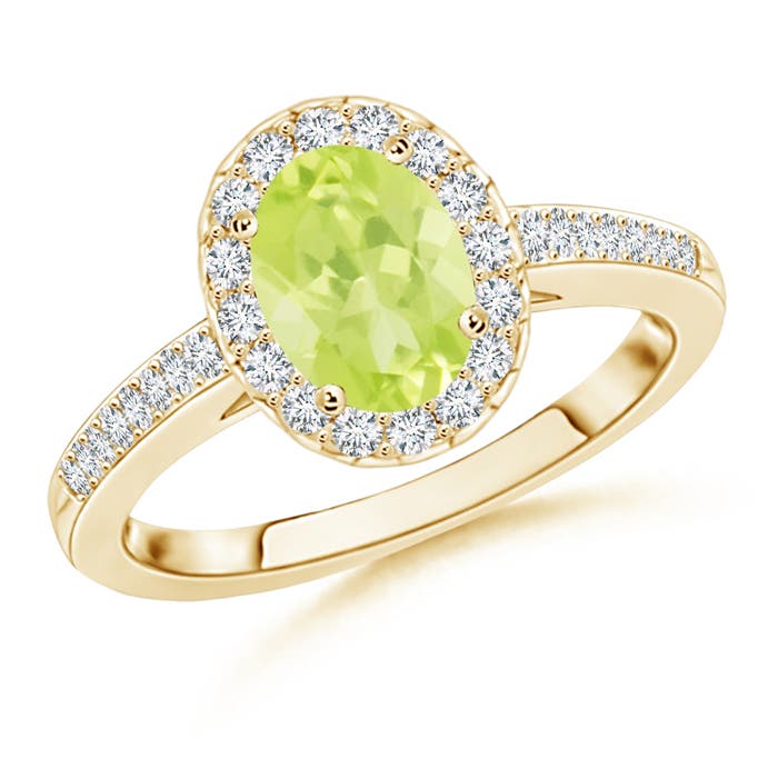 A - Peridot / 1.67 CT / 14 KT Yellow Gold