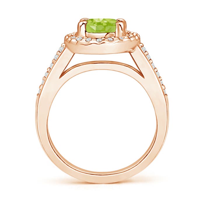 AA - Peridot / 1.67 CT / 14 KT Rose Gold