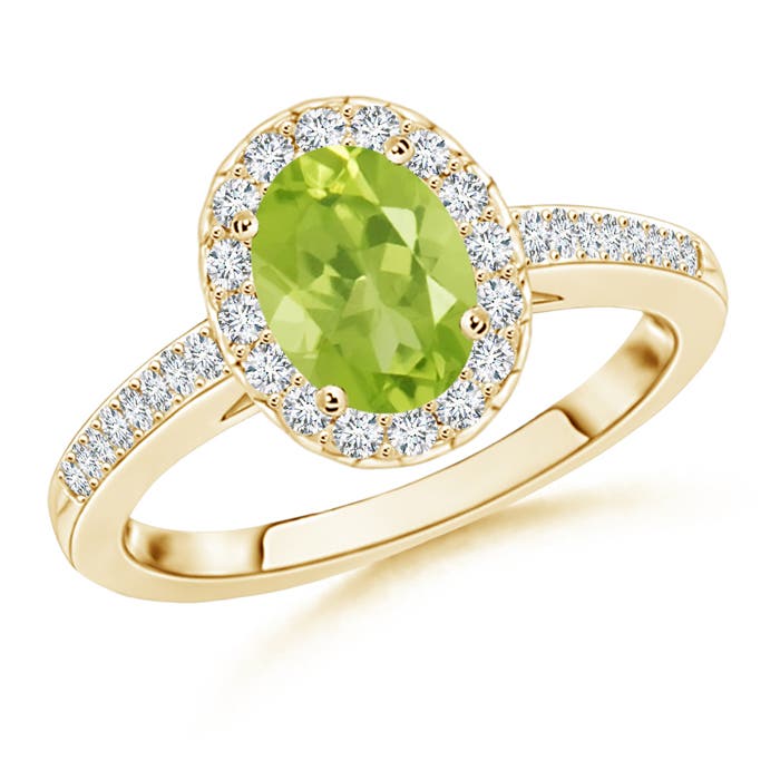 AA - Peridot / 1.67 CT / 14 KT Yellow Gold