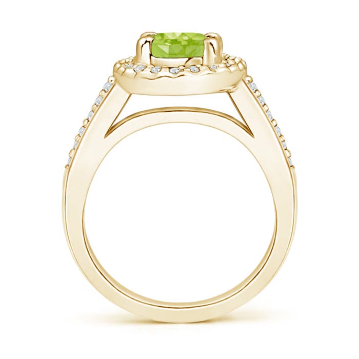 AA - Peridot / 1.67 CT / 14 KT Yellow Gold