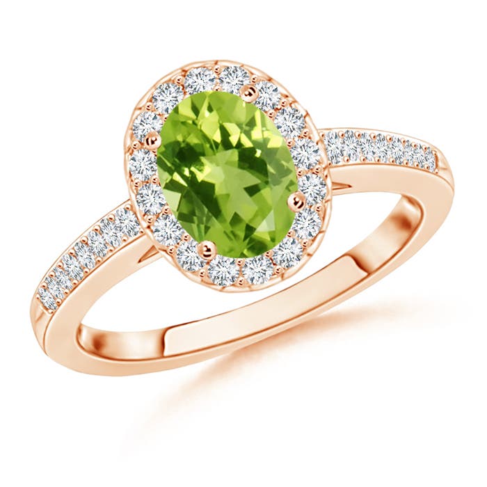 AAA - Peridot / 1.67 CT / 14 KT Rose Gold