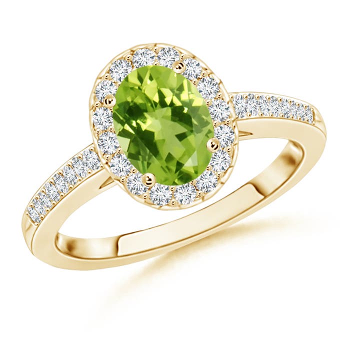 AAA - Peridot / 1.67 CT / 14 KT Yellow Gold