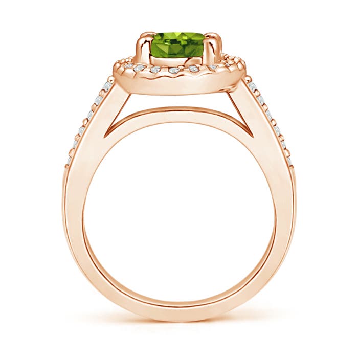 AAAA - Peridot / 1.67 CT / 14 KT Rose Gold