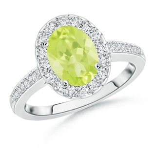 Oval A Peridot