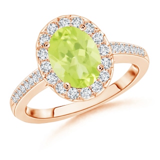 Oval A Peridot