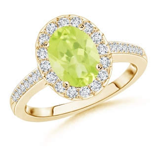Oval A Peridot