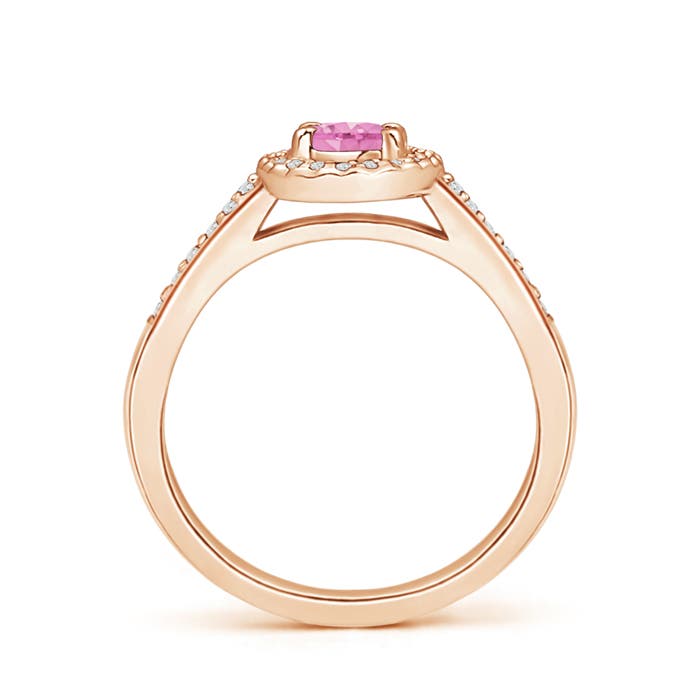 A - Pink Sapphire / 0.76 CT / 14 KT Rose Gold