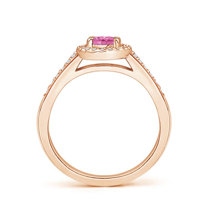 AA - Pink Sapphire / 0.76 CT / 14 KT Rose Gold