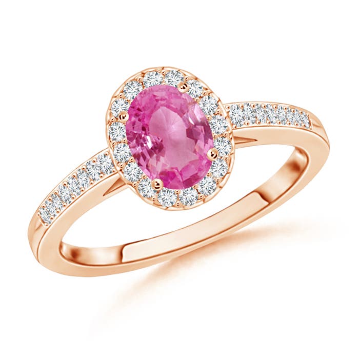 AAA - Pink Sapphire / 0.76 CT / 14 KT Rose Gold