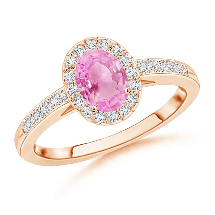 A - Pink Sapphire / 1.11 CT / 14 KT Rose Gold