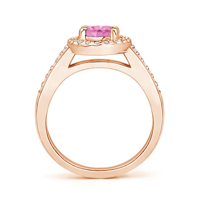 A - Pink Sapphire / 1.11 CT / 14 KT Rose Gold