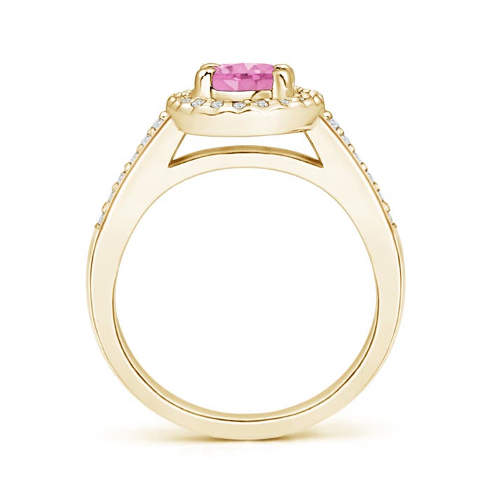 A - Pink Sapphire / 1.11 CT / 14 KT Yellow Gold