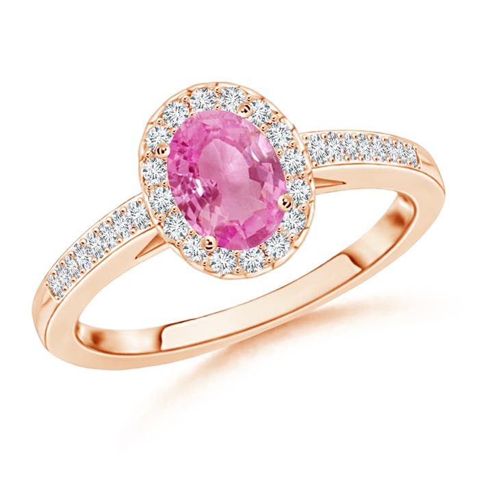 AA - Pink Sapphire / 1.11 CT / 14 KT Rose Gold