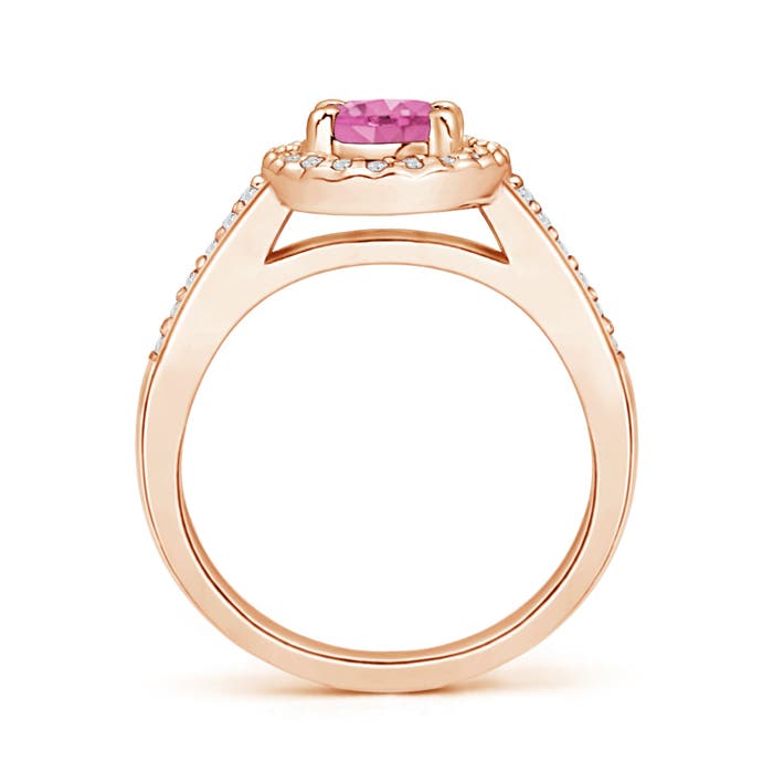 AA - Pink Sapphire / 1.11 CT / 14 KT Rose Gold