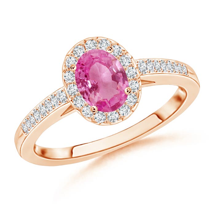 AAA - Pink Sapphire / 1.11 CT / 14 KT Rose Gold