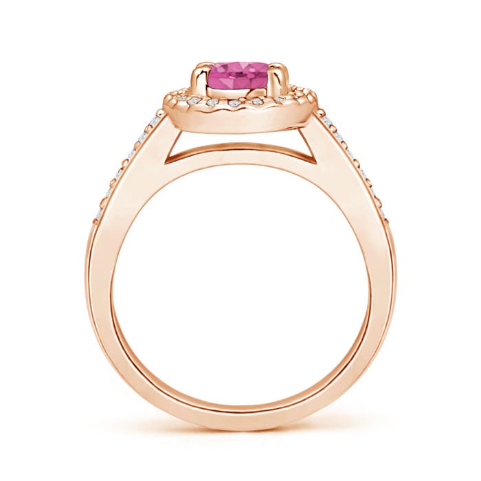 AAA - Pink Sapphire / 1.11 CT / 14 KT Rose Gold