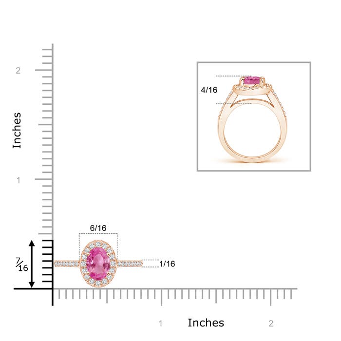 AAA - Pink Sapphire / 1.11 CT / 14 KT Rose Gold