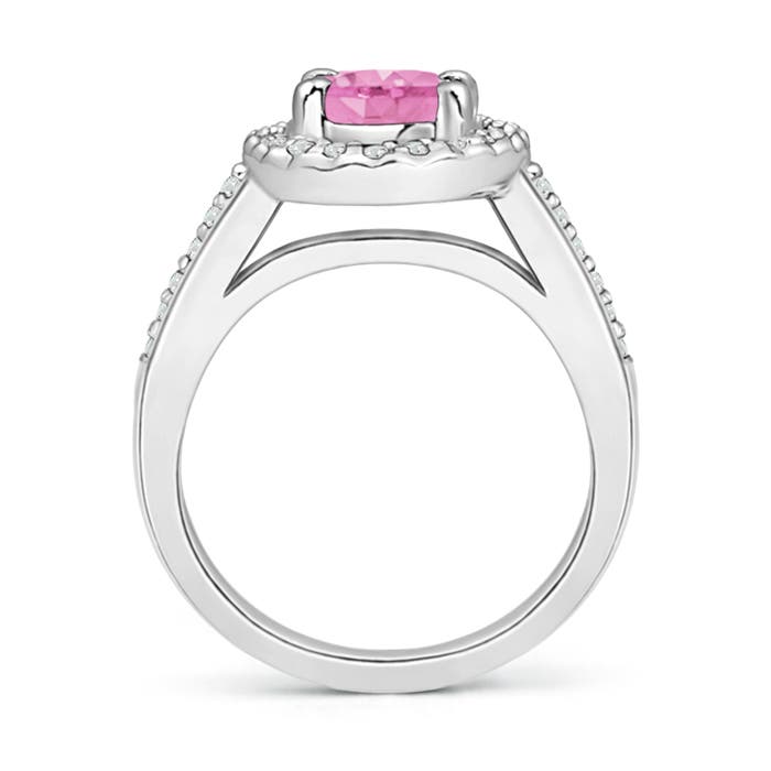 A - Pink Sapphire / 1.77 CT / 14 KT White Gold