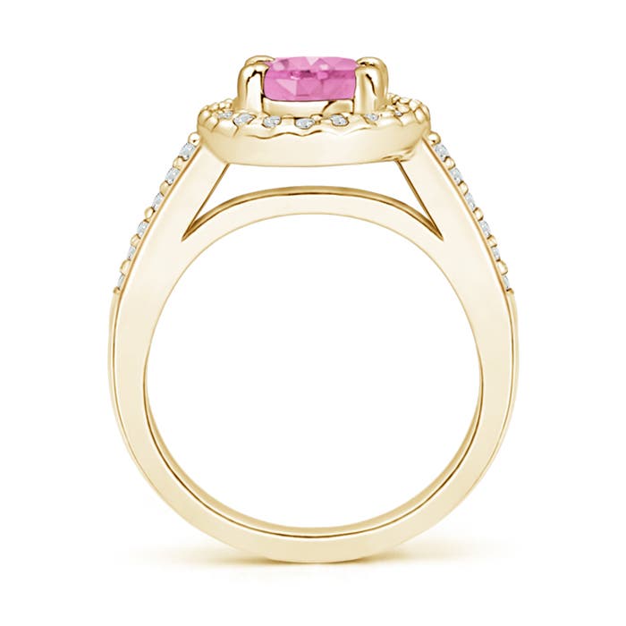 A - Pink Sapphire / 1.77 CT / 14 KT Yellow Gold