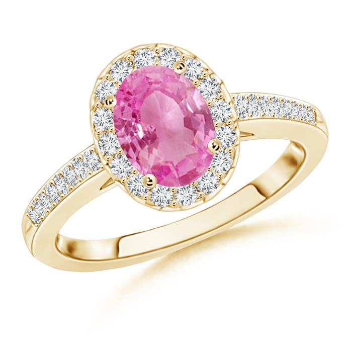 AA - Pink Sapphire / 1.77 CT / 14 KT Yellow Gold