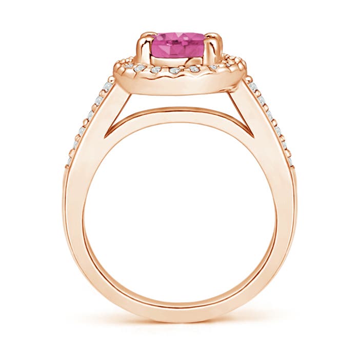 AAA - Pink Sapphire / 1.77 CT / 14 KT Rose Gold