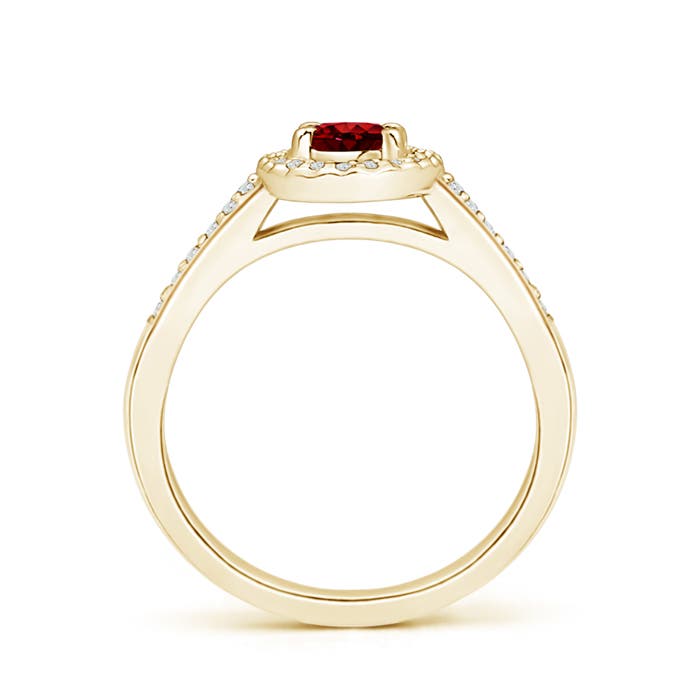 AAAA - Ruby / 0.81 CT / 14 KT Yellow Gold