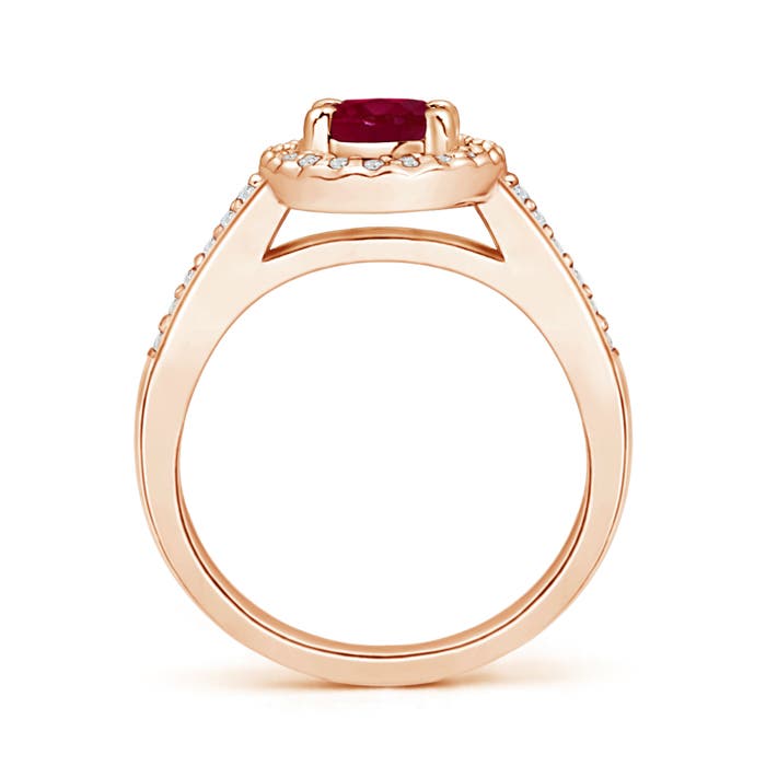 A - Ruby / 1.26 CT / 14 KT Rose Gold