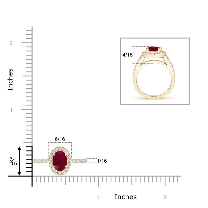 A - Ruby / 1.26 CT / 14 KT Yellow Gold