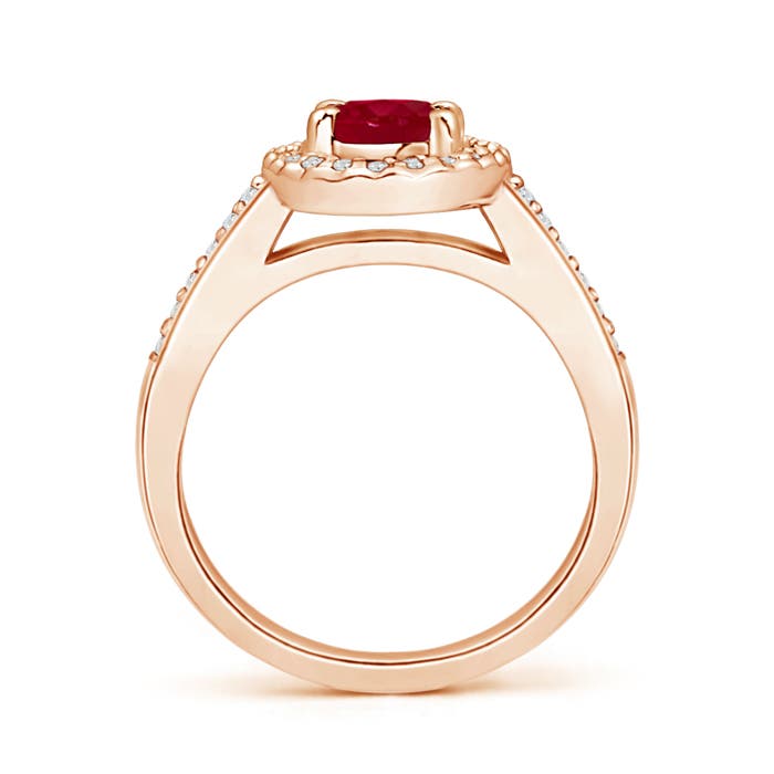 AA - Ruby / 1.26 CT / 14 KT Rose Gold