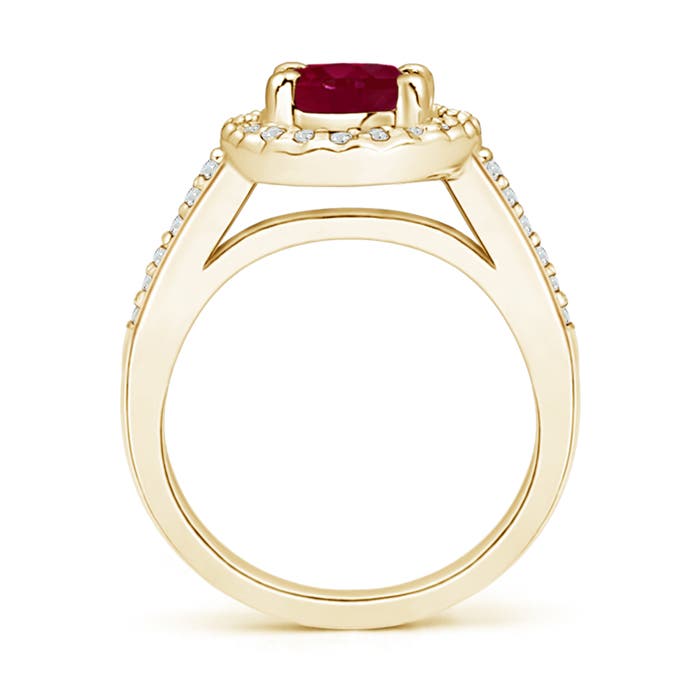 A - Ruby / 1.57 CT / 14 KT Yellow Gold