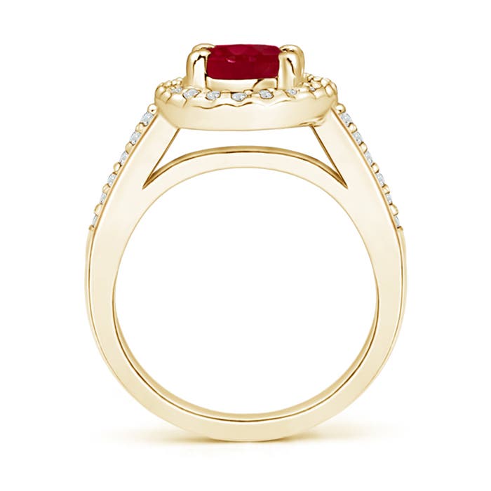 AA - Ruby / 1.57 CT / 14 KT Yellow Gold