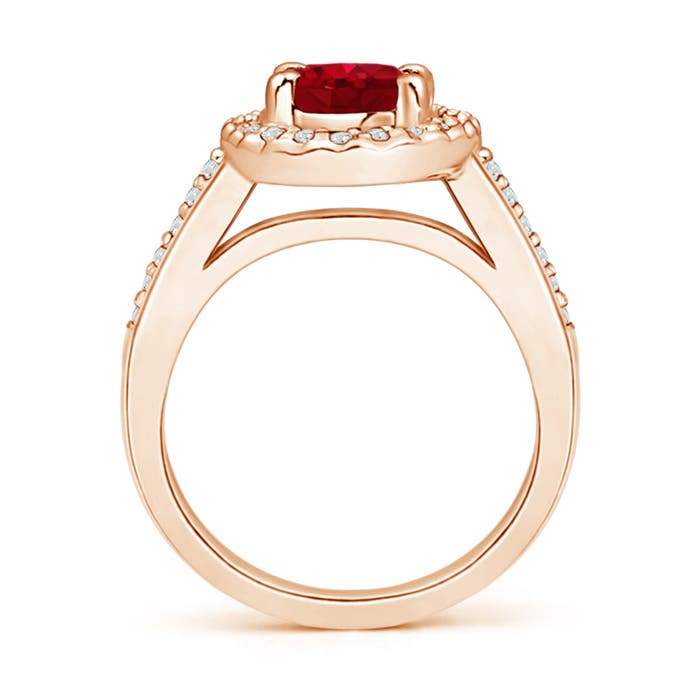 AAA - Ruby / 1.57 CT / 14 KT Rose Gold