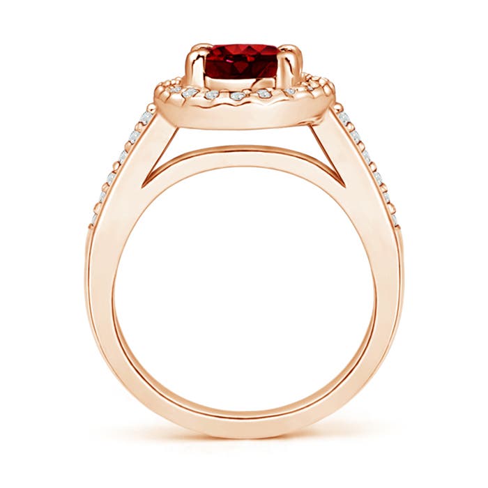 AAAA - Ruby / 1.57 CT / 14 KT Rose Gold