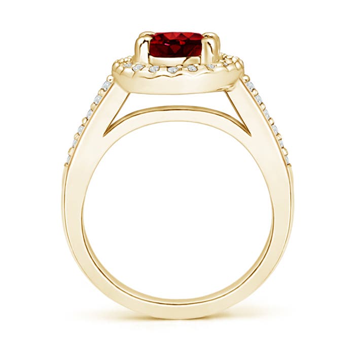 AAAA - Ruby / 1.57 CT / 14 KT Yellow Gold