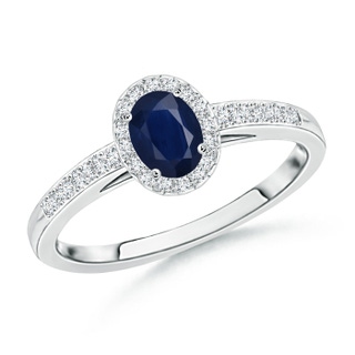 Oval A Blue Sapphire